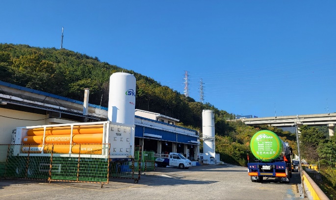 SY가스 충전시설 전경